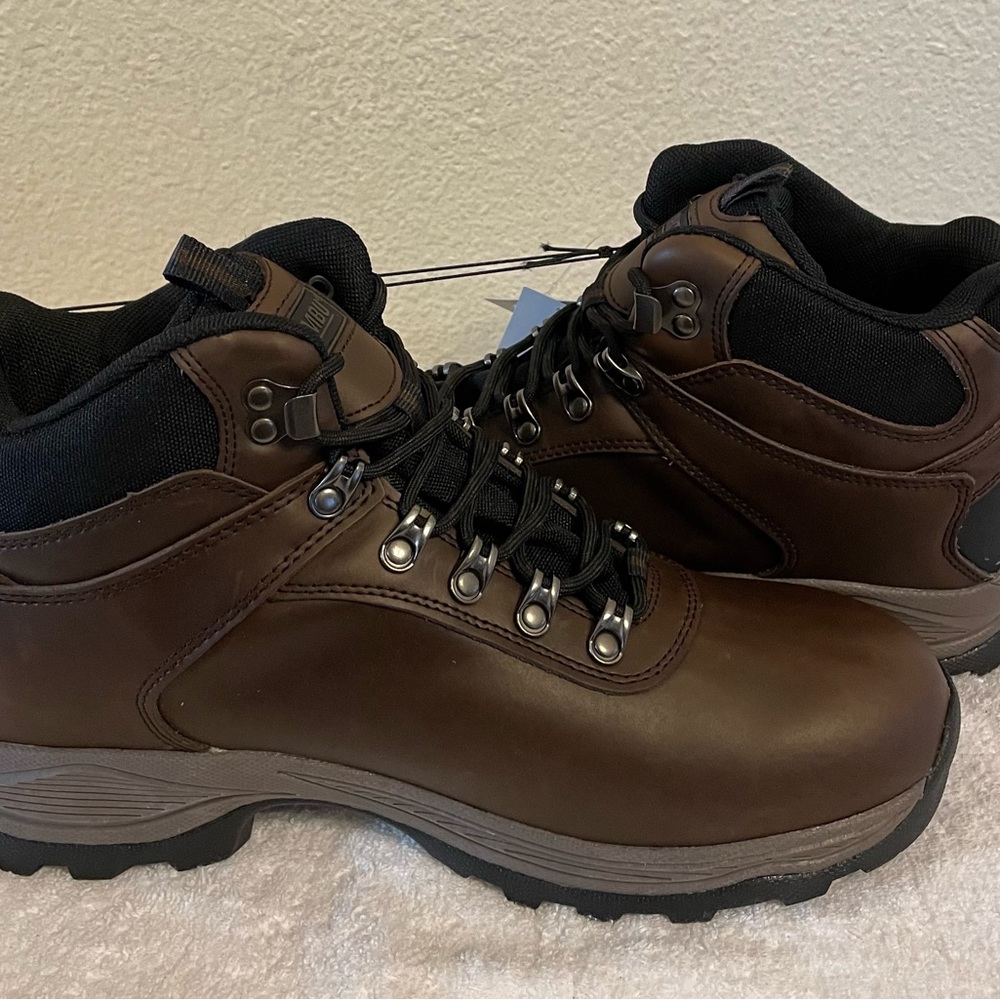 Khombu Ravine Waterproof Hiker Boots, Brown, Men’s Size - 11m